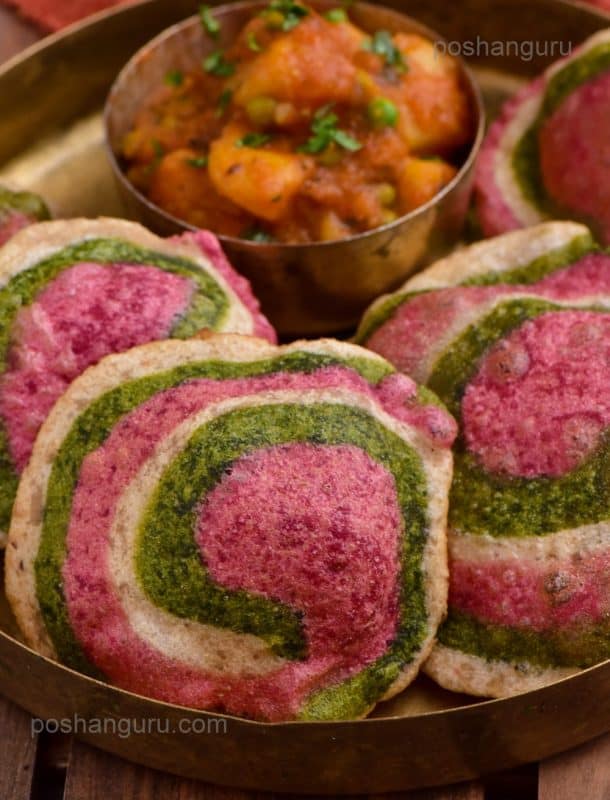 tricolour poori