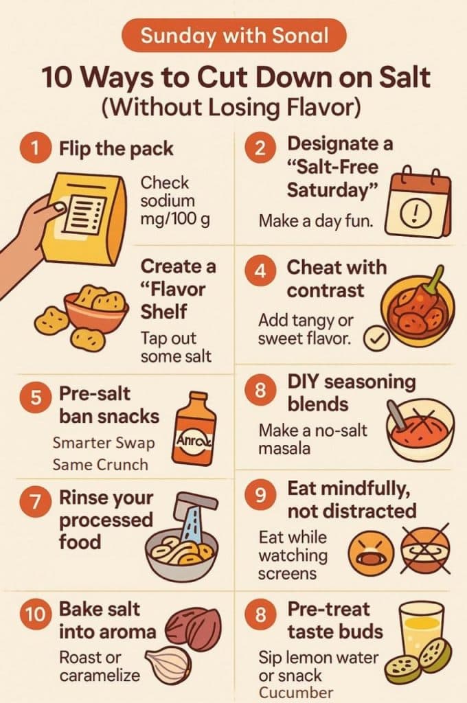 10 ways to cut down on salt without losing flavor