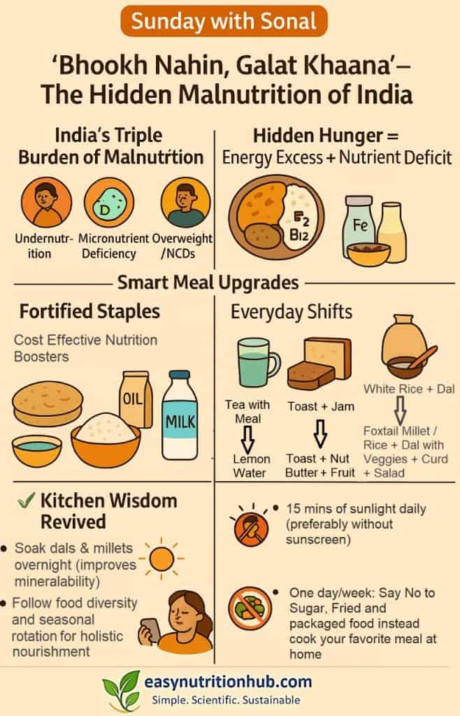 Full Stomachs, Empty Nutrition: India’s Hidden Health Epidemic