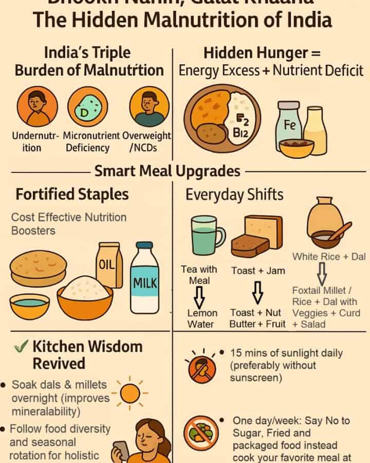 Full Stomachs, Empty Nutrition: India’s Hidden Health Epidemic